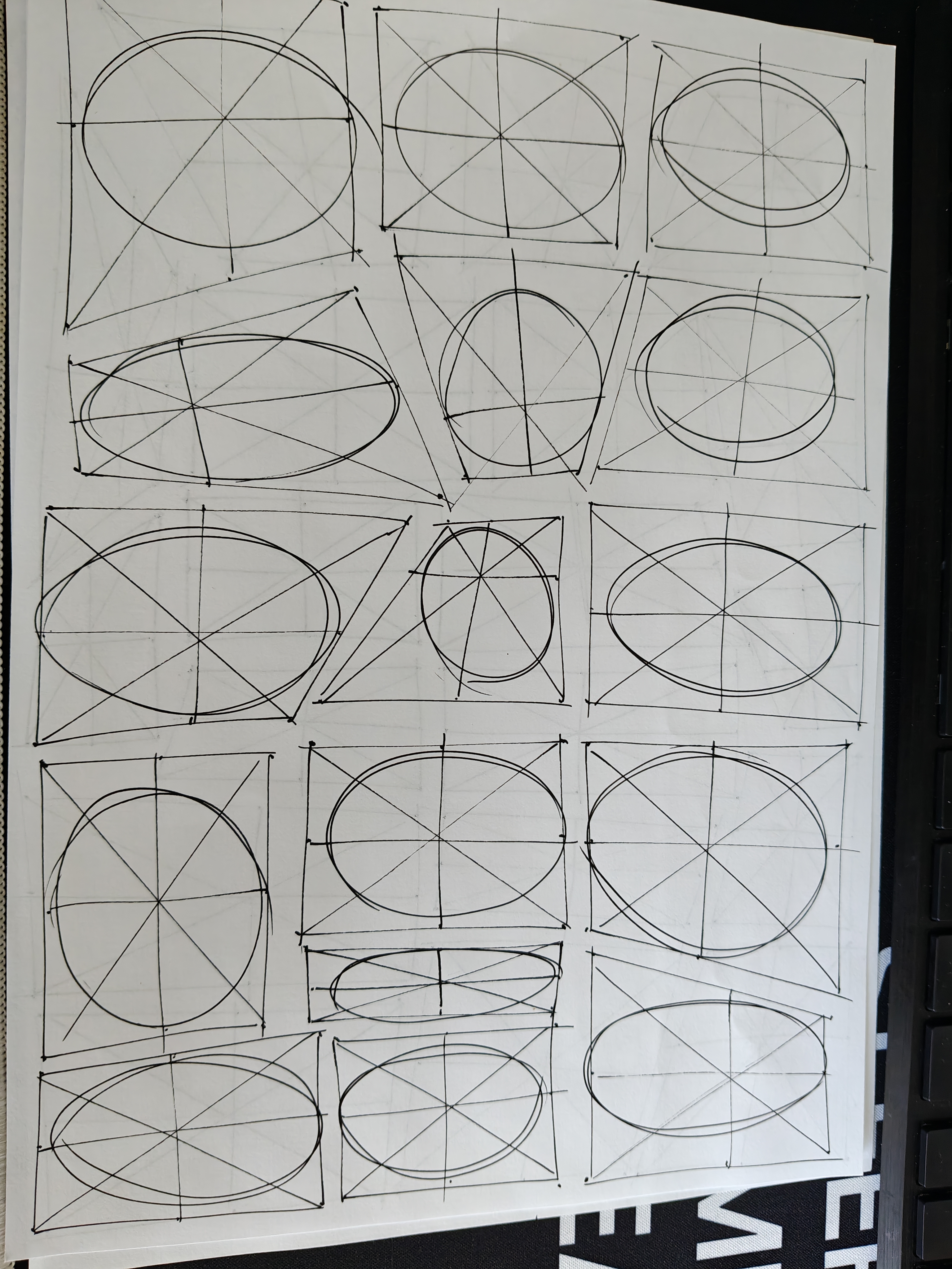 Ellipses in Planes exercise